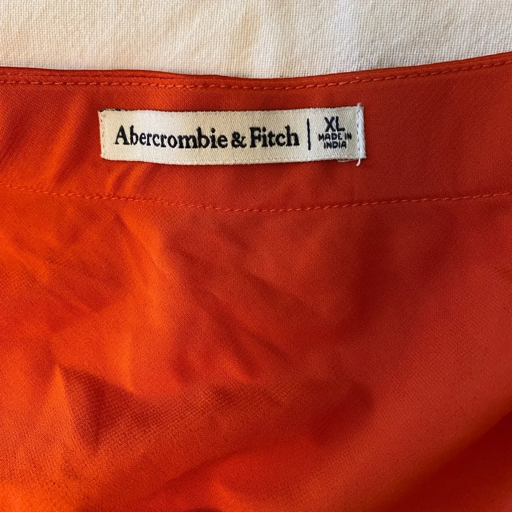 Abercrombie & Fitch Strapless Orange Dress - Picture 4 of 7